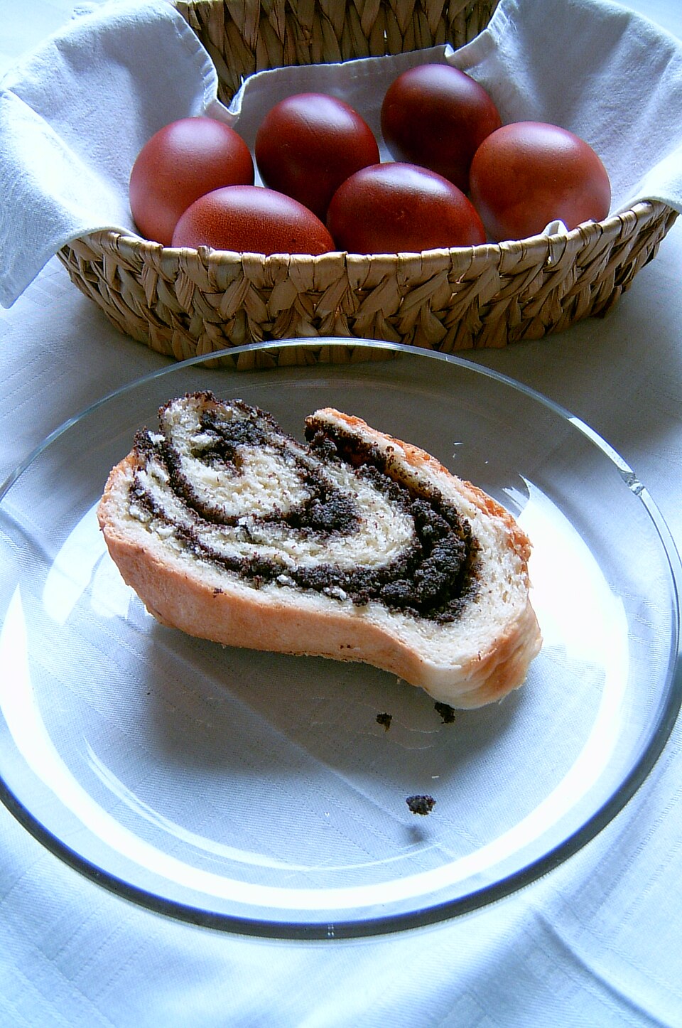 Маковый рулет с изюмом